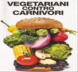 vegetariani contro carnivori